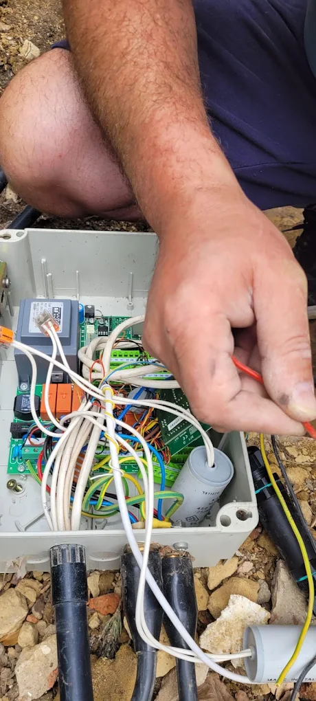 Electric gate repair in Aylesbury involving wiring works