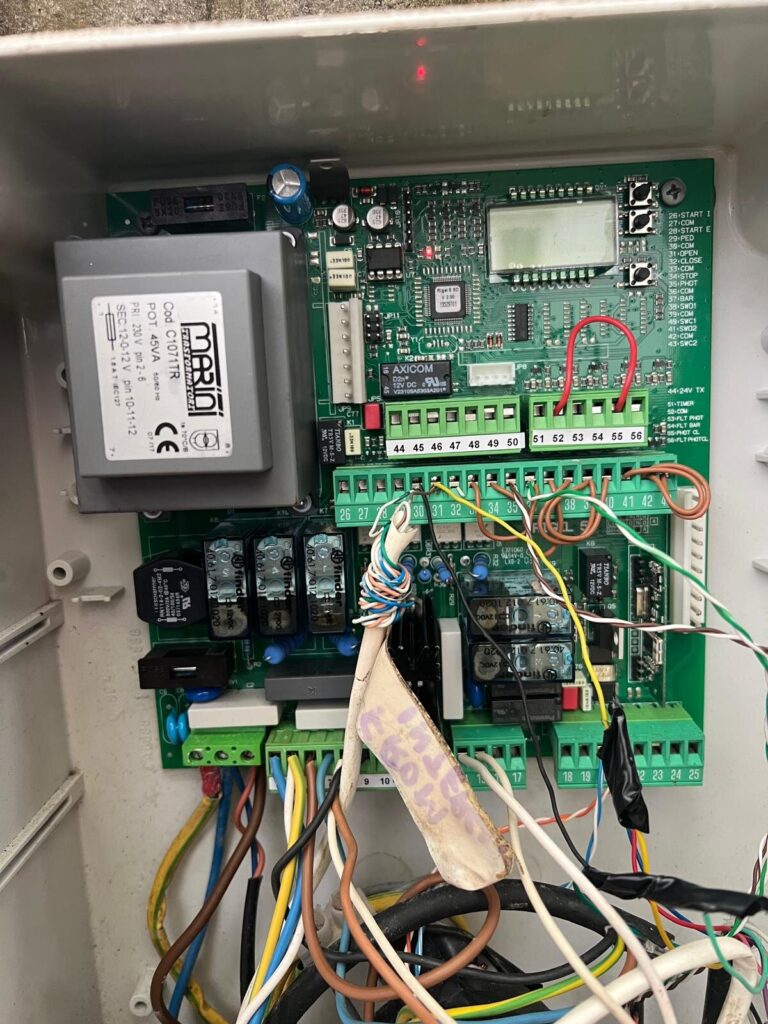 Gate control system repairs