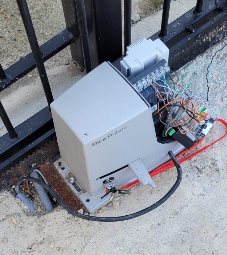 Above ground gate motor repairs