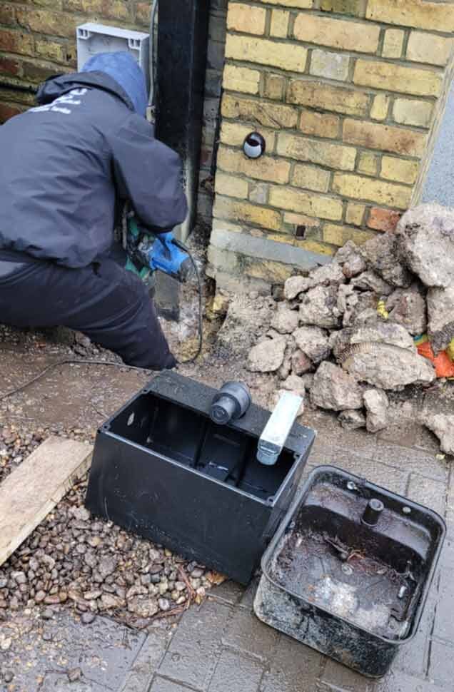 Below ground gate motor repairs
